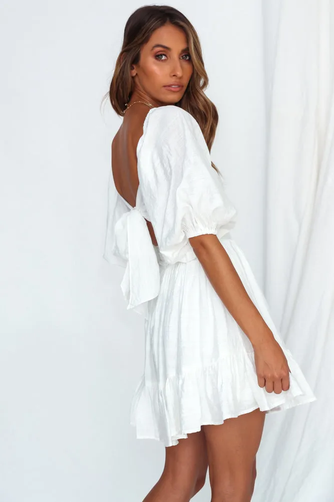 Moonstone Dress White