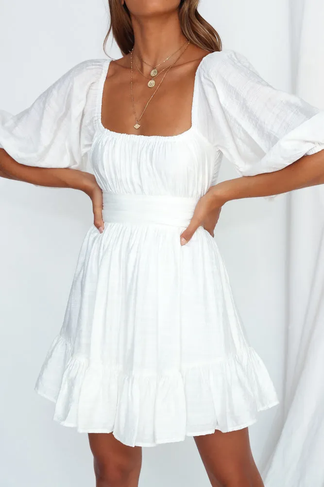 Moonstone Dress White