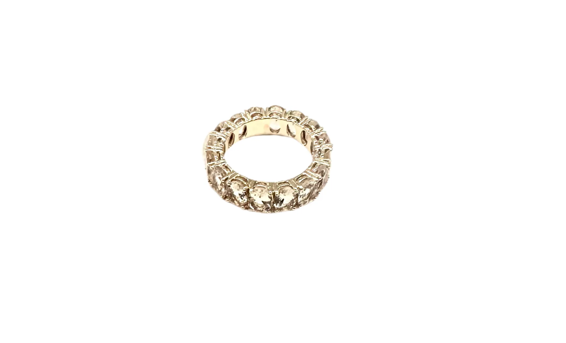 Morganite Eternity Ring