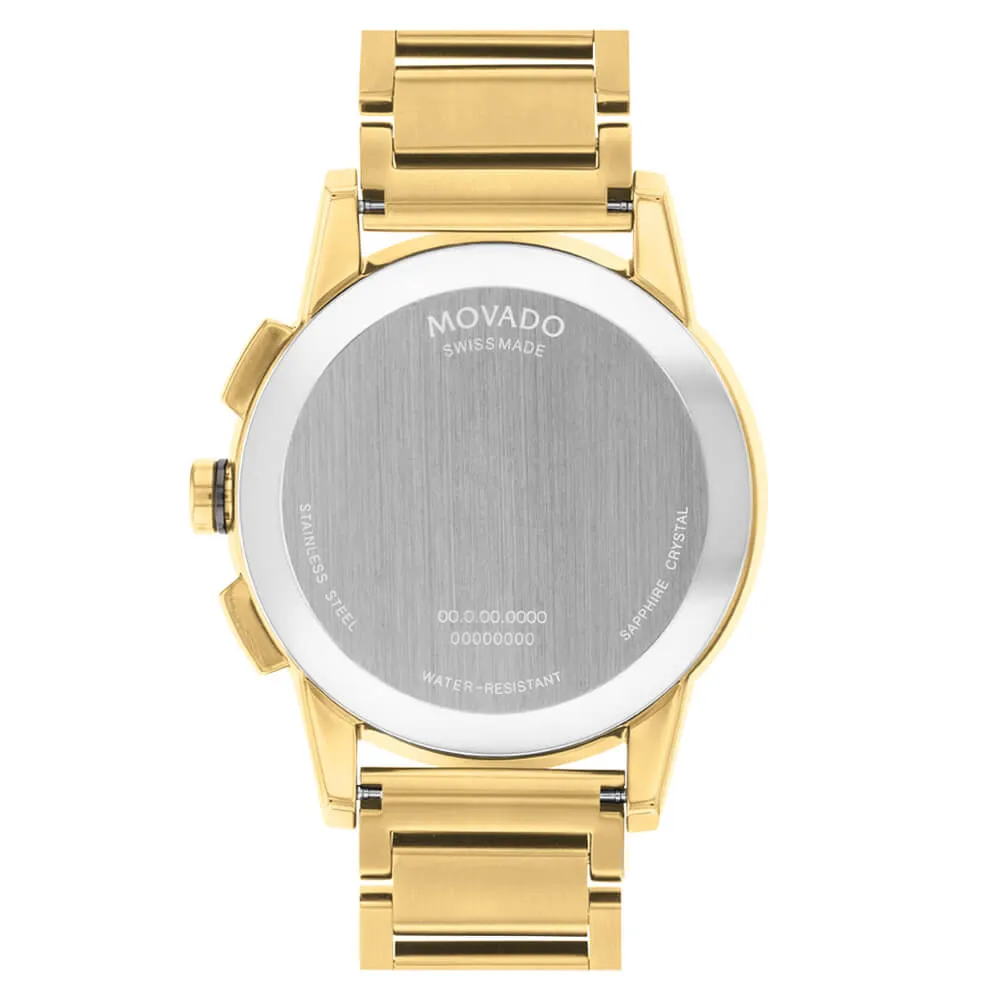 Movado Museum Sport Yellow PVD-Finished Men's Watch 0607803