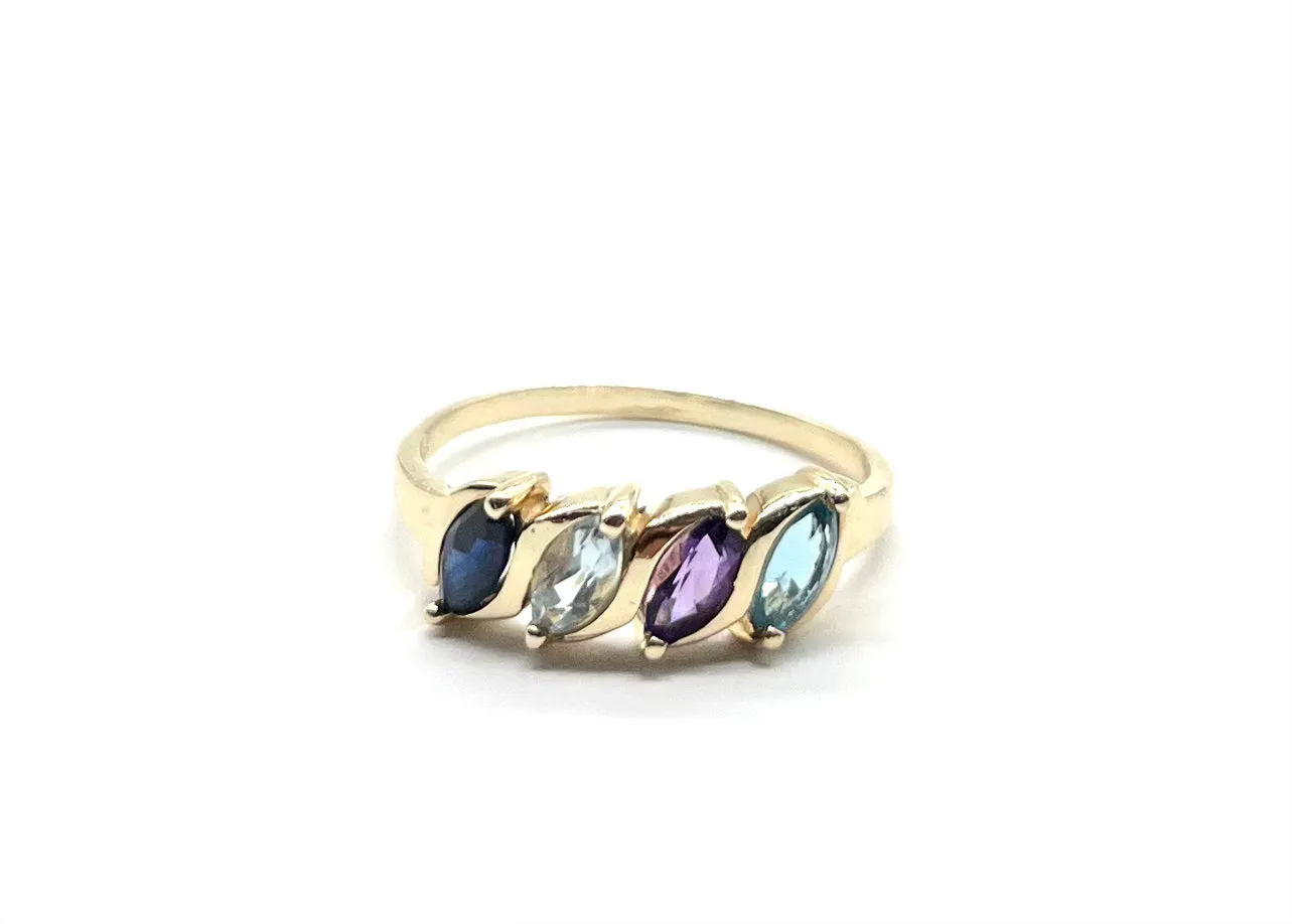 Multicolored Stone Ring