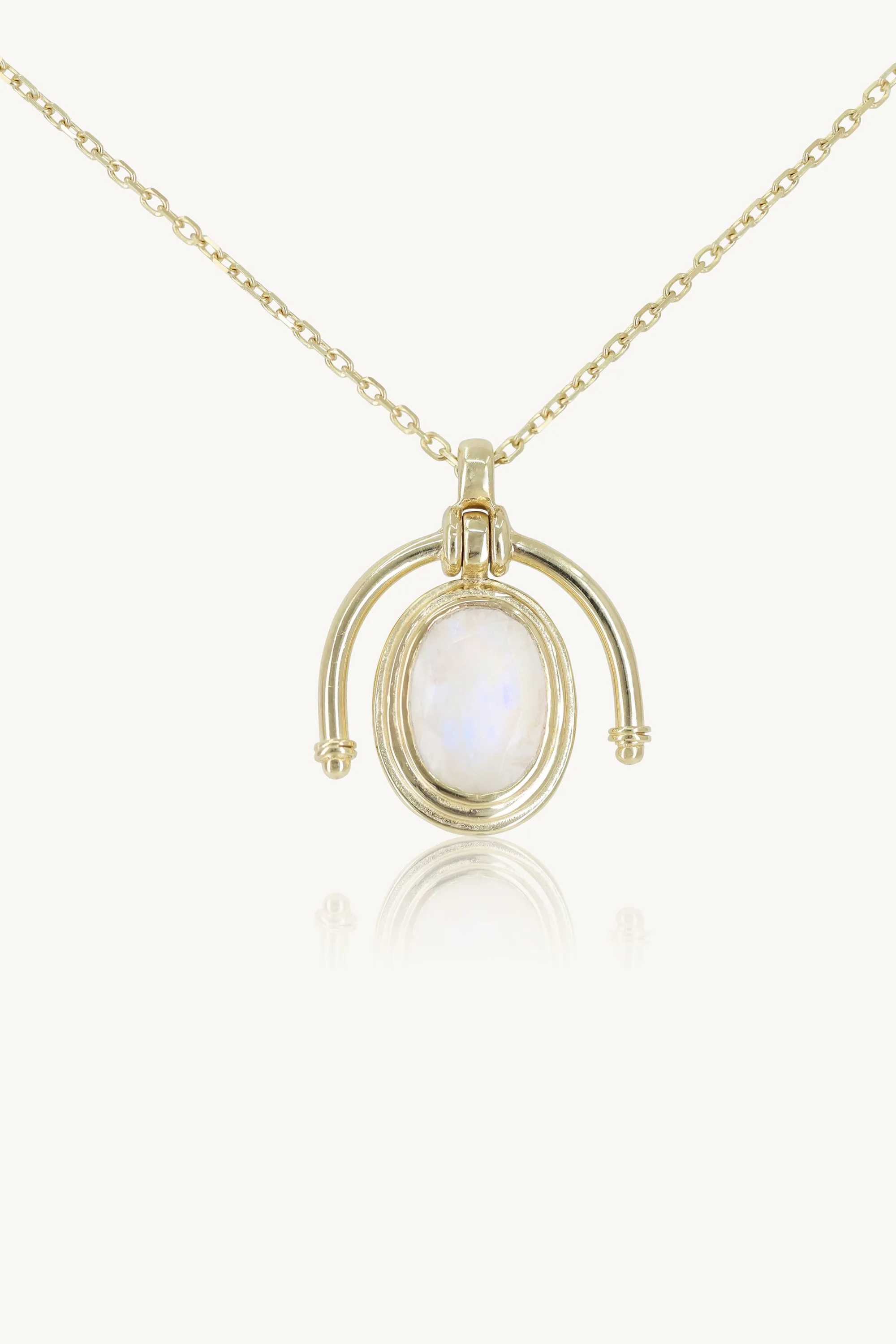 Muse Moonstone Gold Necklace