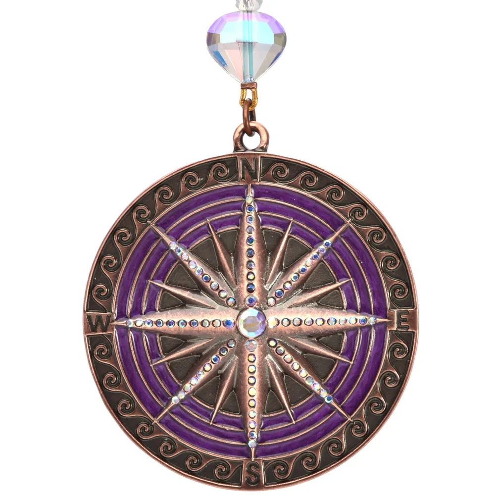 Mystic Goddess Seaview Moon Compass Rose Shimmer (Copper Ox/50mm Mystic Iridis)