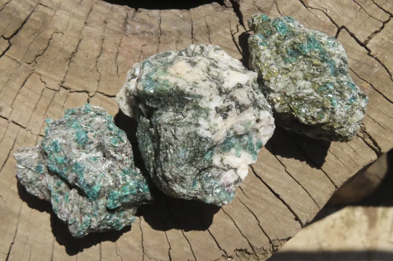 Natural Rare Emerald Mica In Matrix Cobbed Specimens x 7 From Mutoko, Zimbabwe