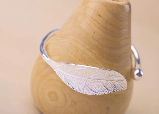 Open Leaf Cuff Bracelet