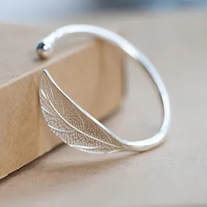 Open Leaf Cuff Bracelet