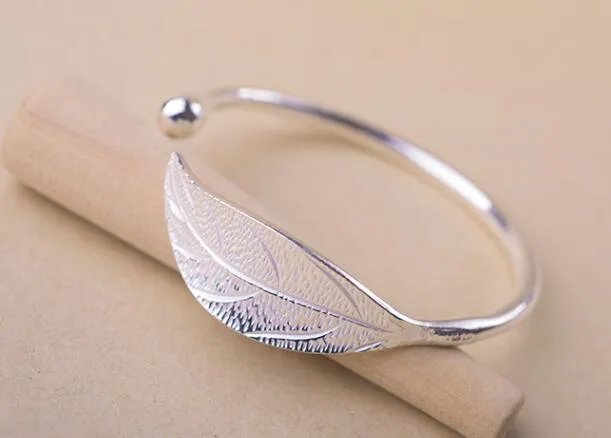 Open Leaf Cuff Bracelet