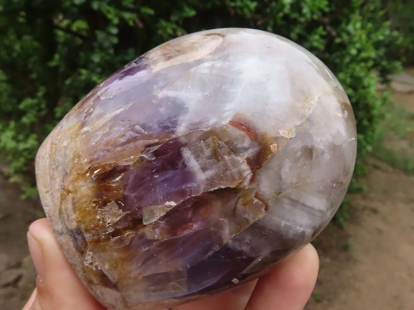 Polished Amethyst Standing Free Forms x 3 From Madagascar