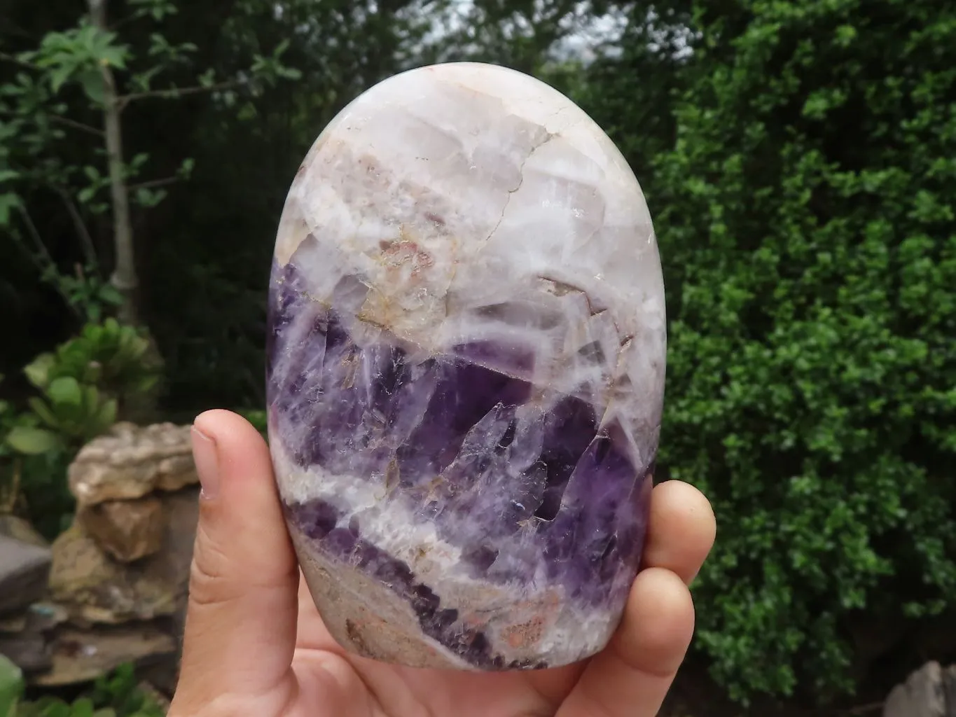 Polished Amethyst Standing Free Forms x 3 From Madagascar