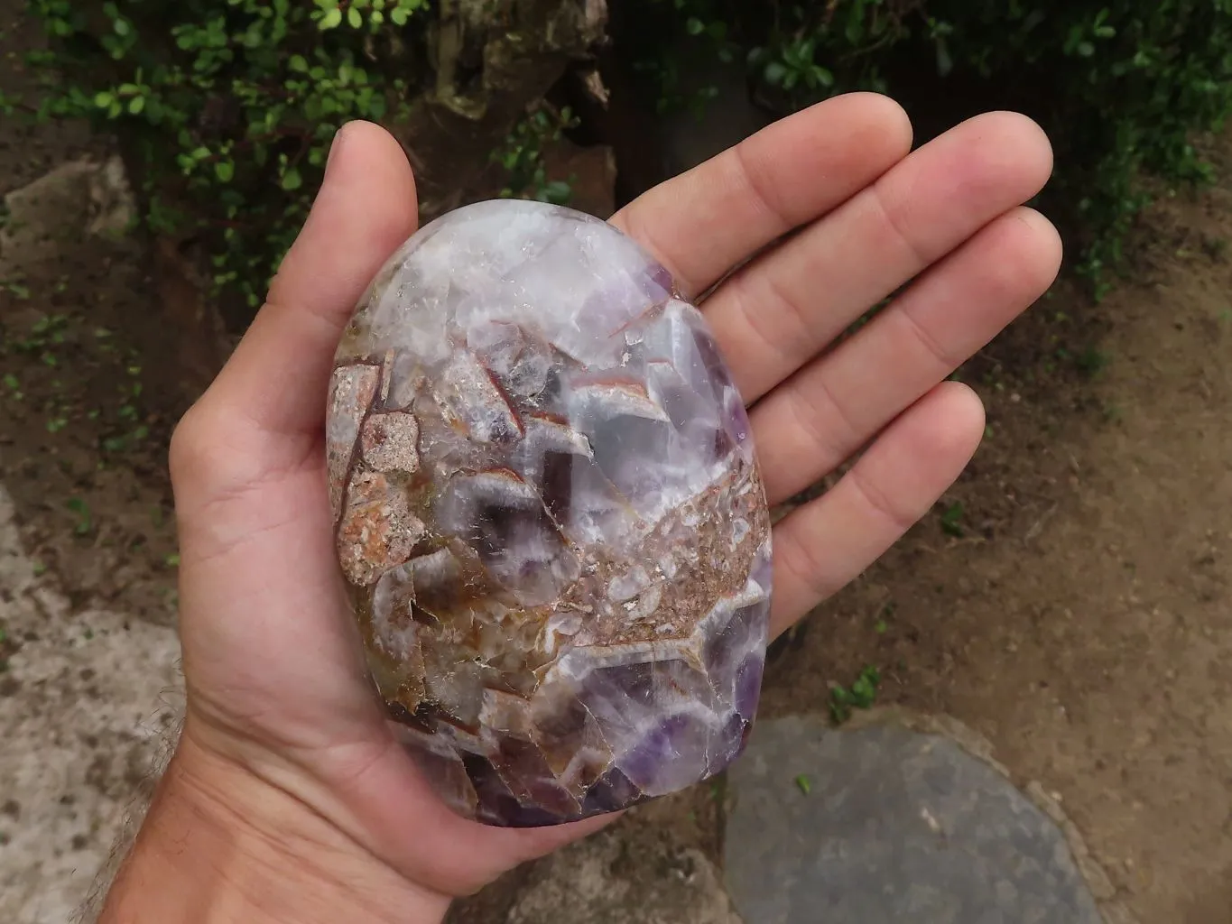 Polished Amethyst Standing Free Forms x 3 From Madagascar