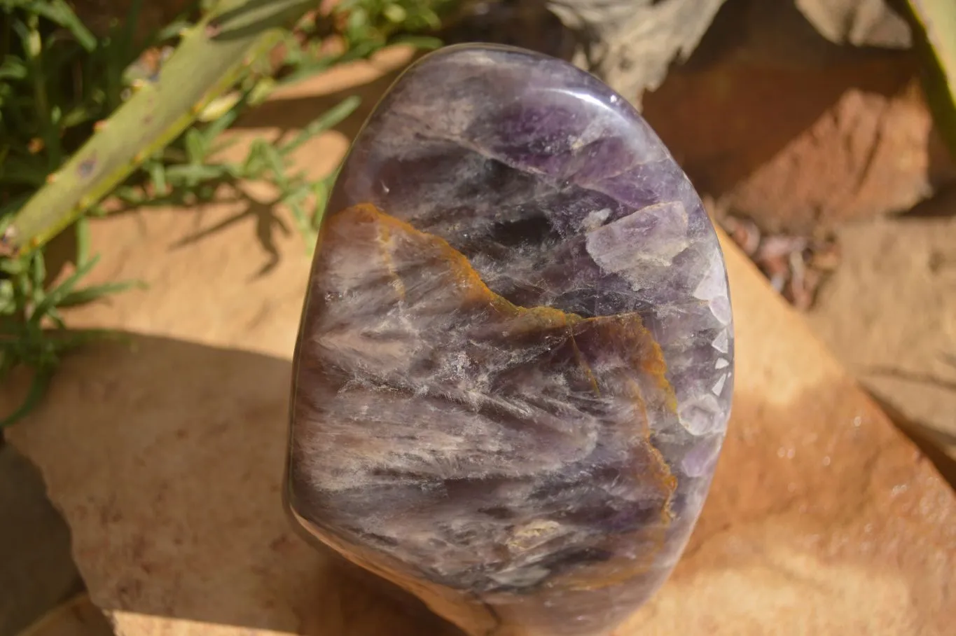 Polished Extra Large Amethyst Standing Free Form x 1 From Madagascar