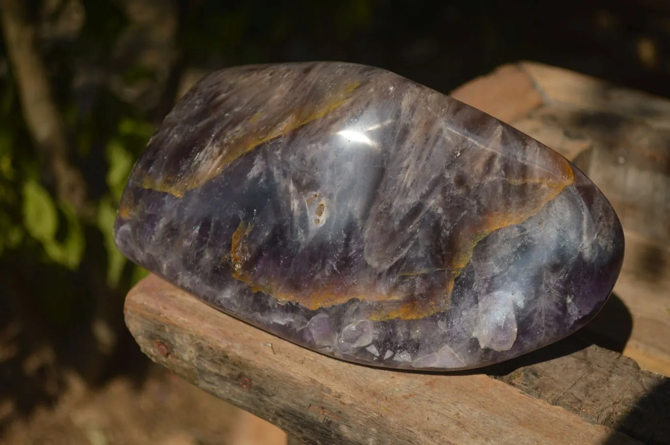 Polished Extra Large Amethyst Standing Free Form x 1 From Madagascar