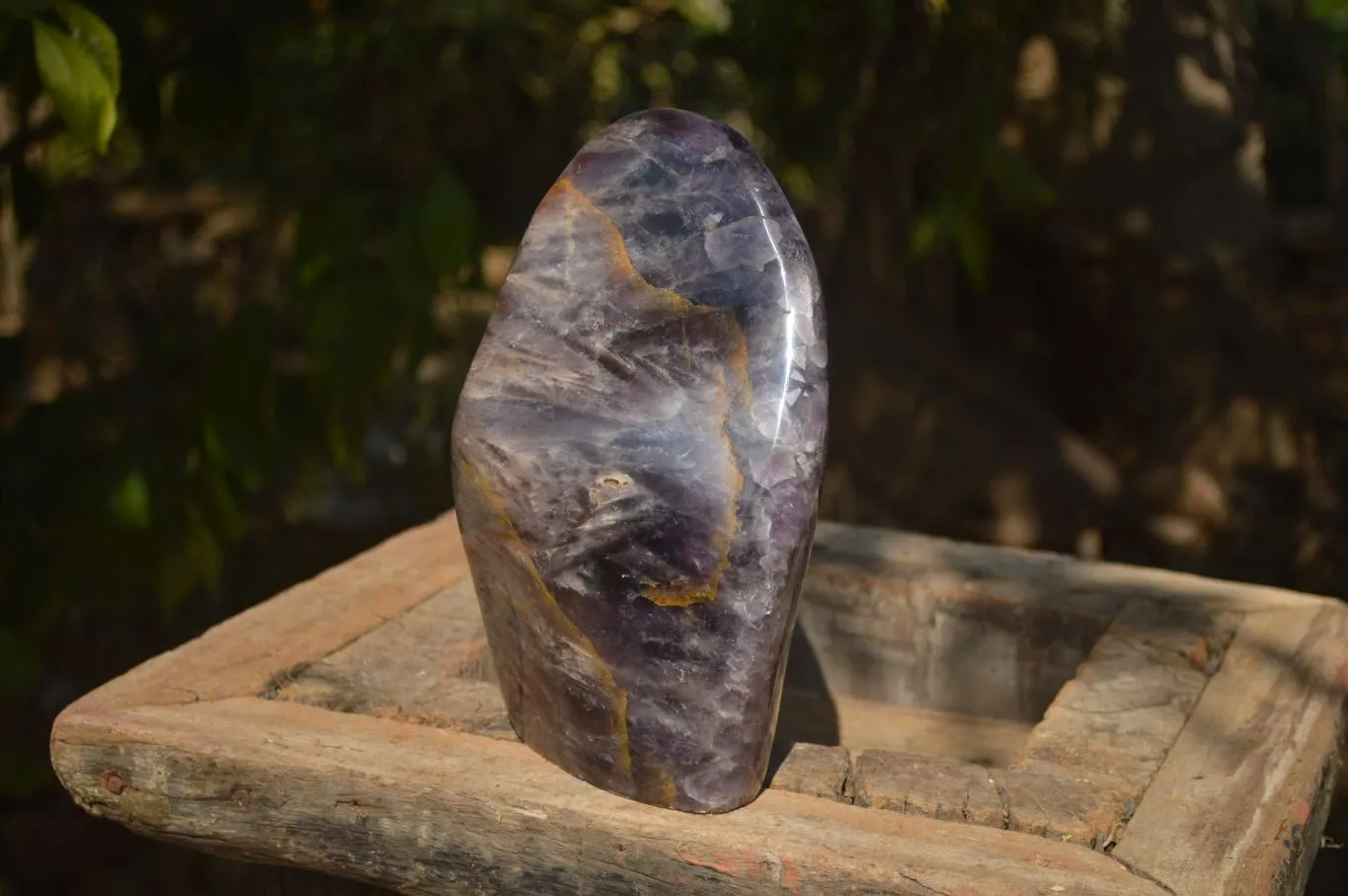 Polished Extra Large Amethyst Standing Free Form x 1 From Madagascar