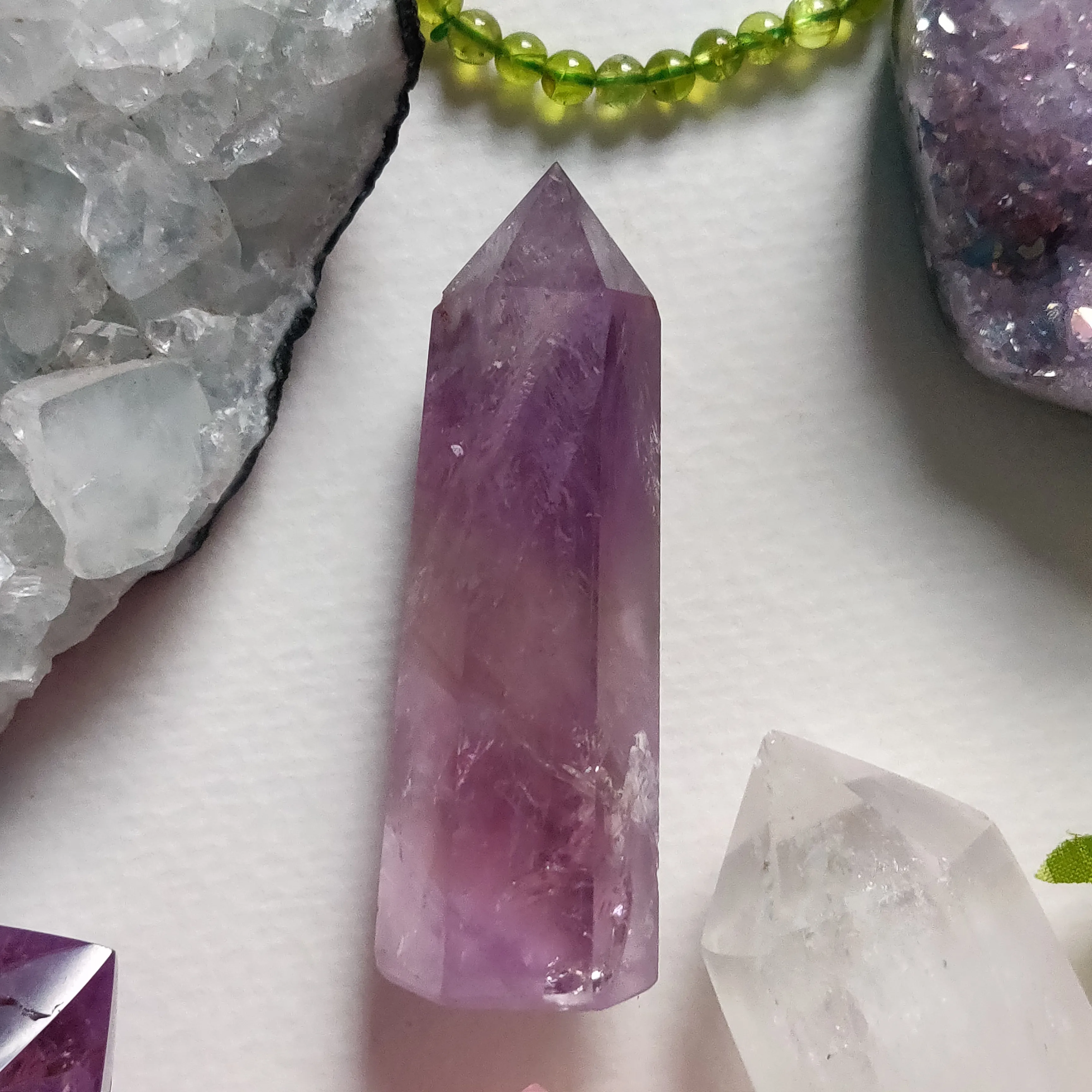 Polished Smoky Amethyst Point (#5)