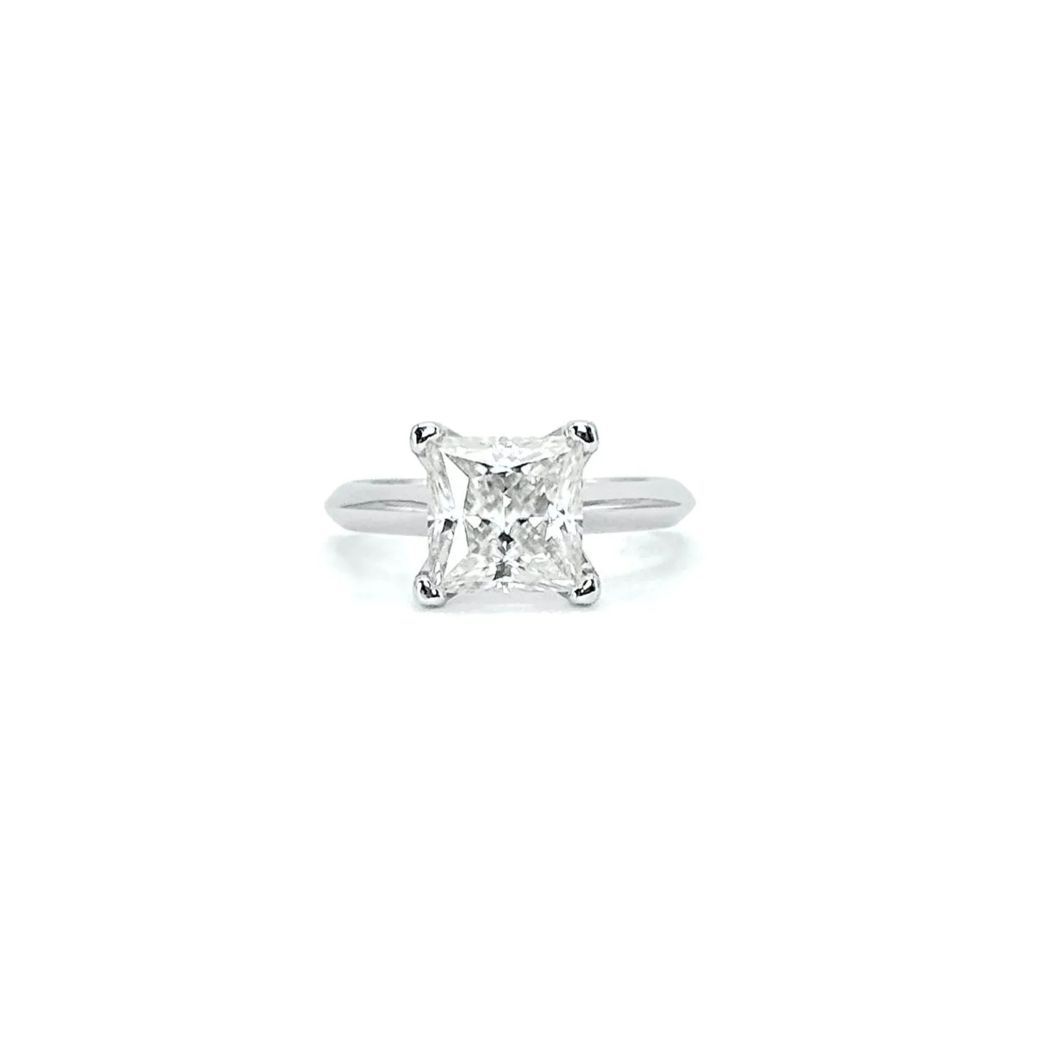 Princess Cut Moissanite Ring