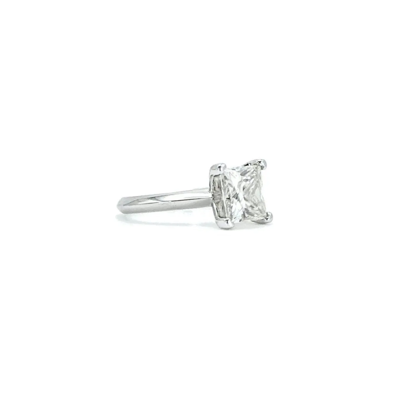 Princess Cut Moissanite Ring