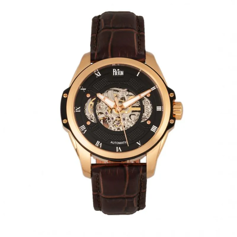 Reign Henley Automatic Semi-Skeleton Men's Watch