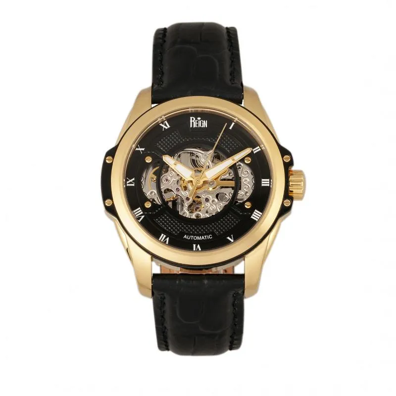 Reign Henley Automatic Semi-Skeleton Men's Watch