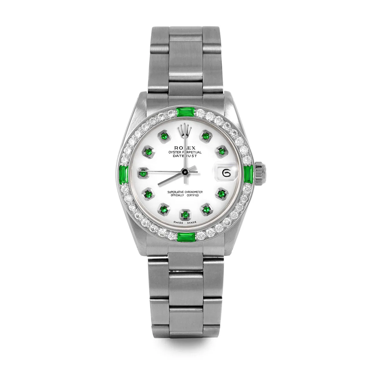 Rolex Datejust 31mm | 6827-SS-WHT-EMD-AM-4EMD-OYS