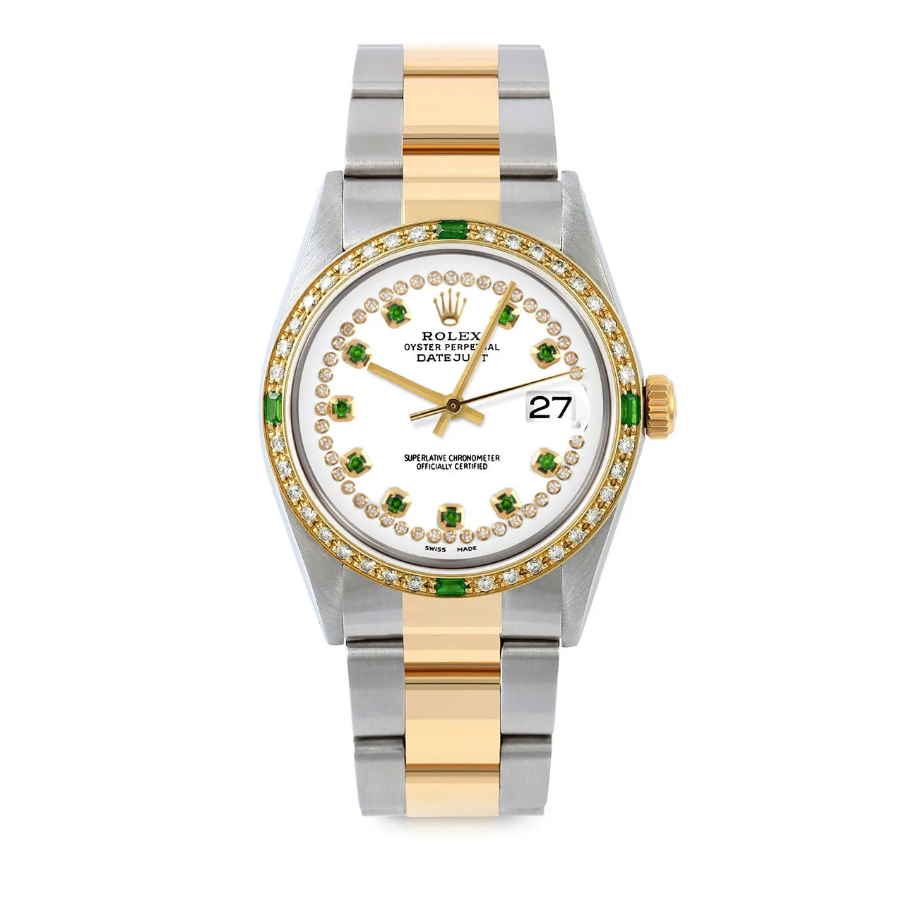 Rolex Datejust 36mm | 16013-WHT-STRE-4EMD-OYS