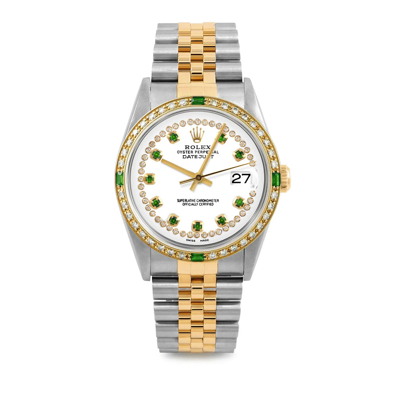 Rolex Datejust 36mm | 16233-WHT-STRE-4EMD-JBL