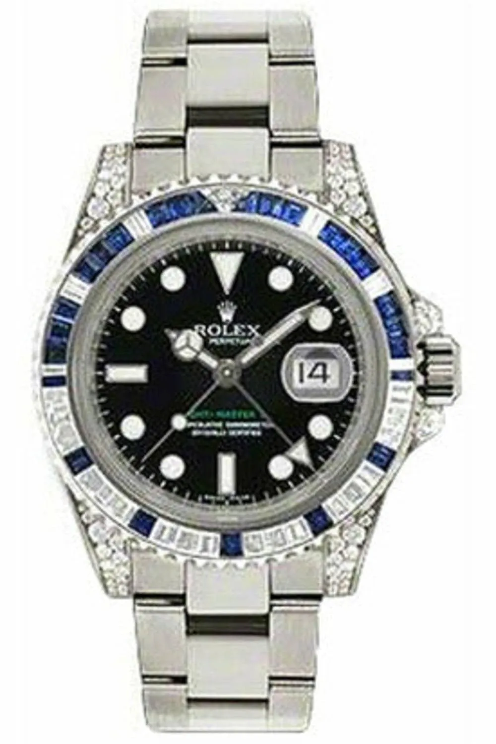 rolex gmt-master ii diamond watch 116759