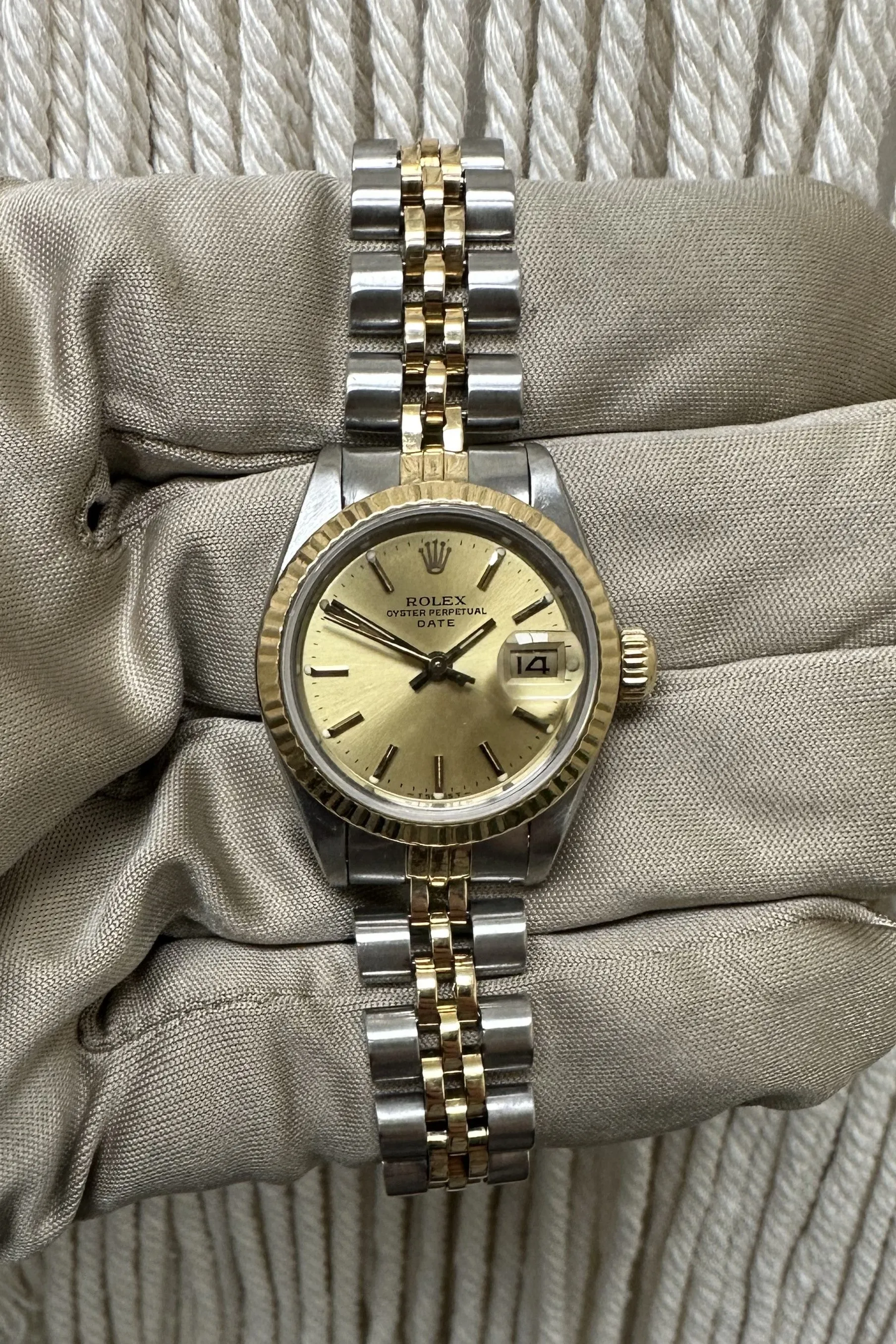 Rolex Two-tone 26mm Datejust 1983 Stainless Steel and Gold Watch