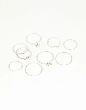 Silver Fine Moonstone Ring Pack