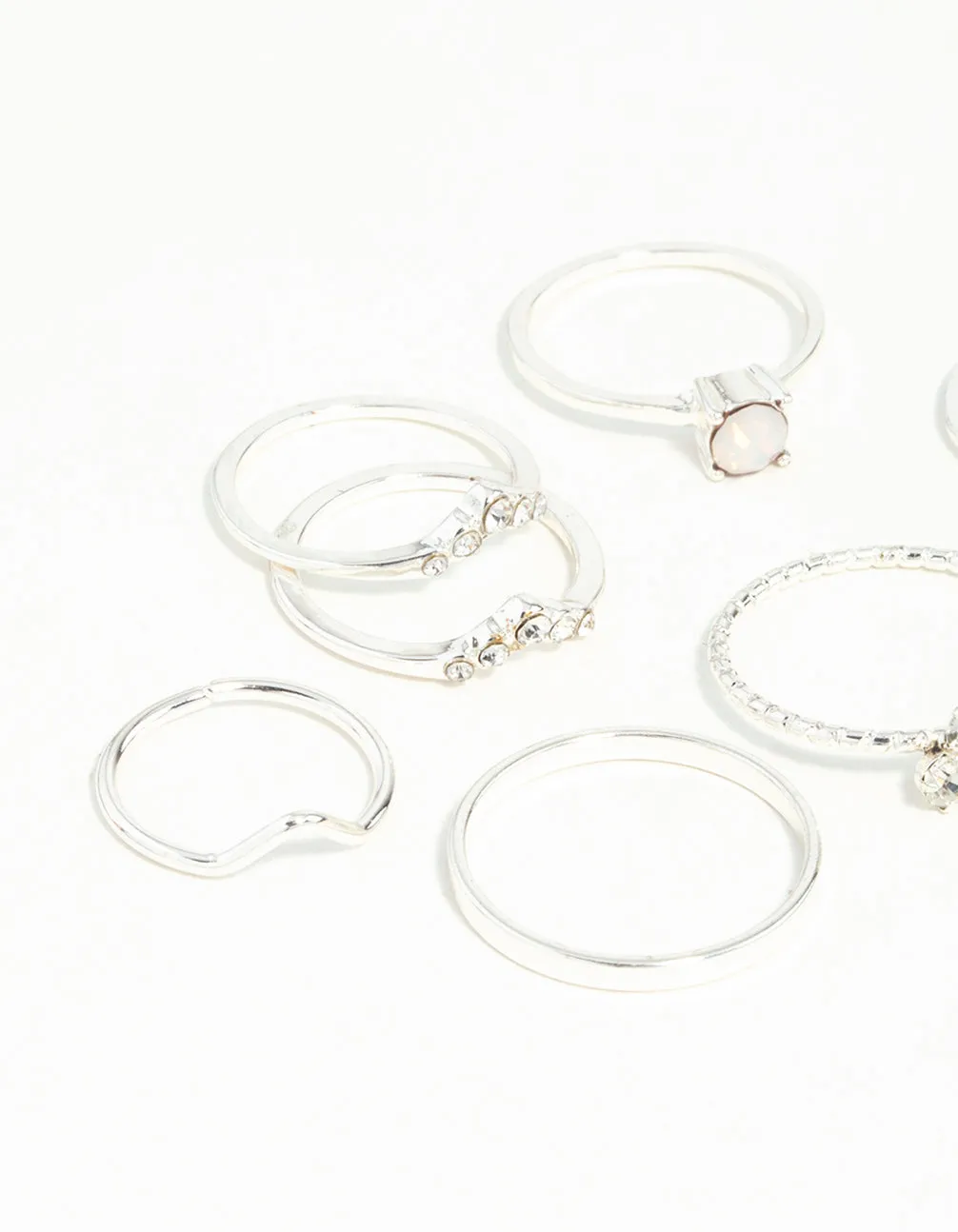 Silver Fine Moonstone Ring Pack