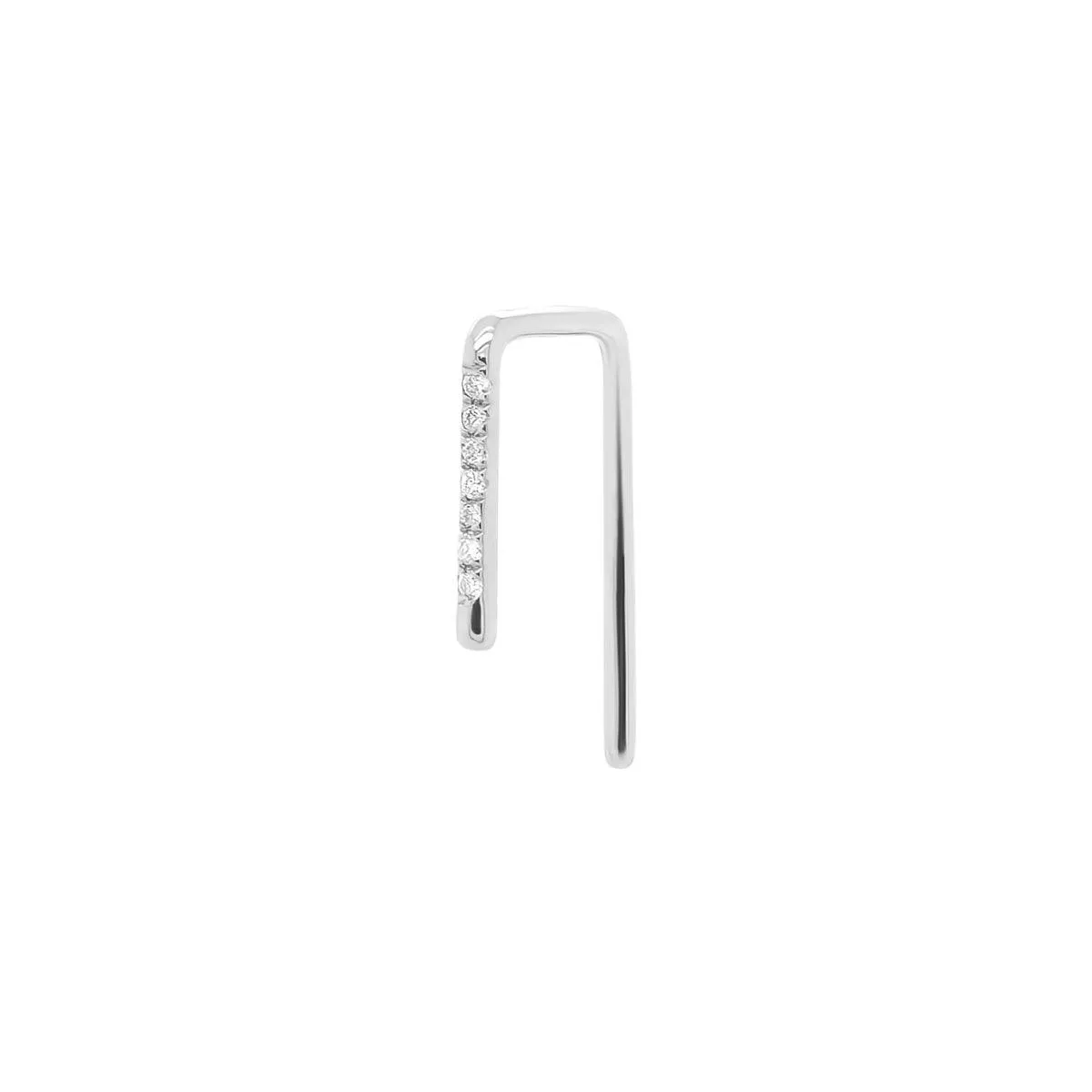 Staple Open Hoop | .50GMS .04CT | Single