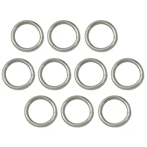 Ultimate 10-Pack Nickel-Plated O Rings: Versatile Anchors for Any Tie-Down Application