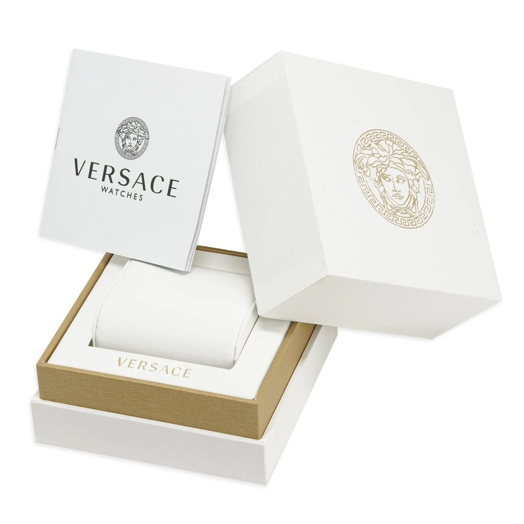 Versace Men's Watch Hellenyium GMT Brown Two-Tone Bracelet V11040015