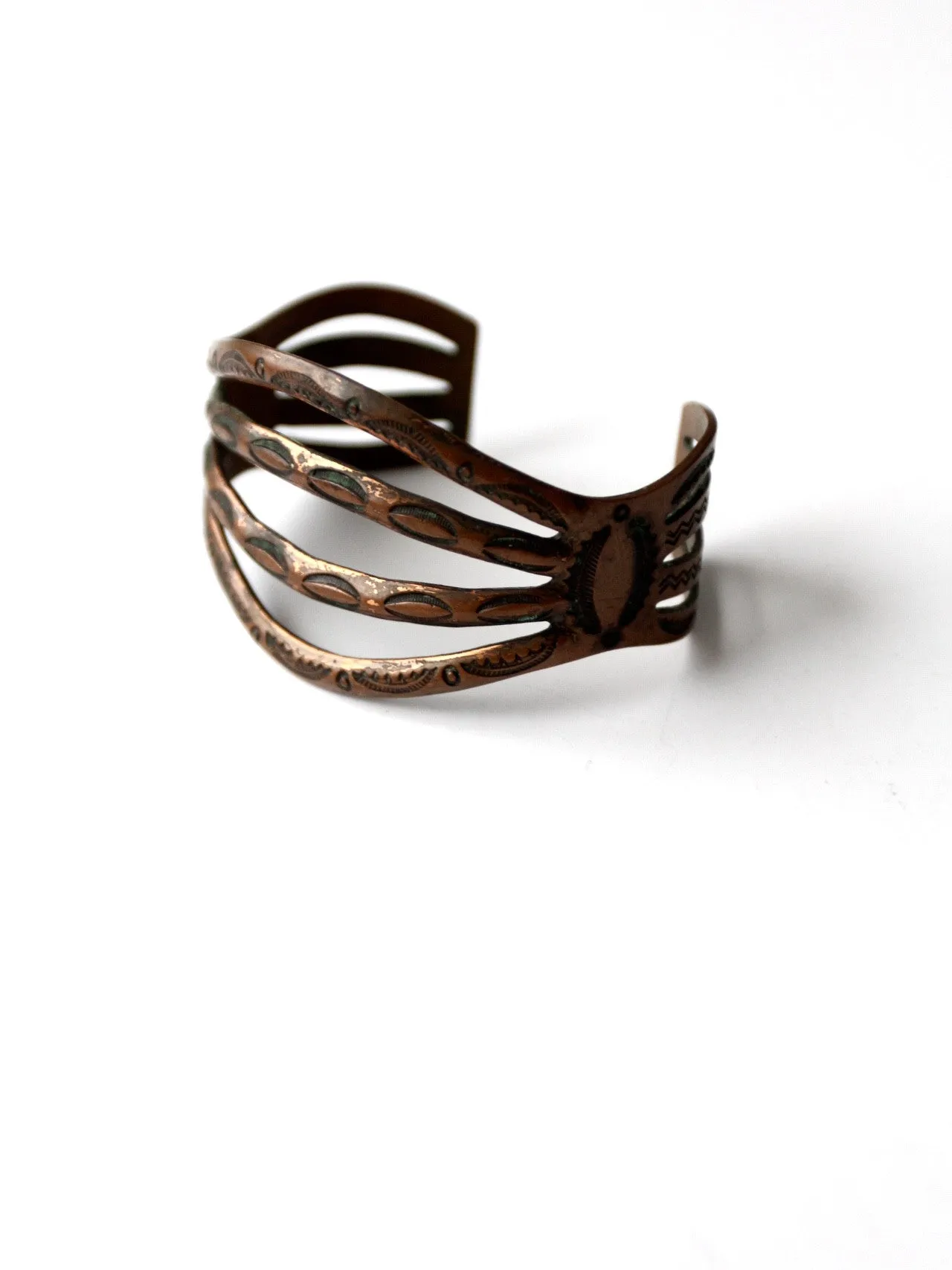 vintage 70s copper cuff