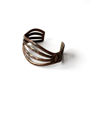 vintage 70s copper cuff