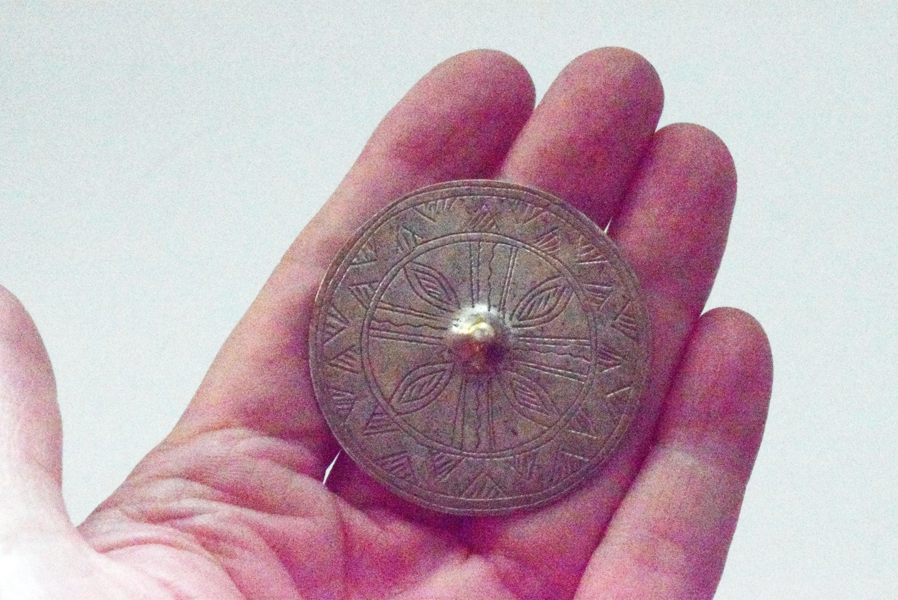 Vintage Wide Silver Amazigh Ring